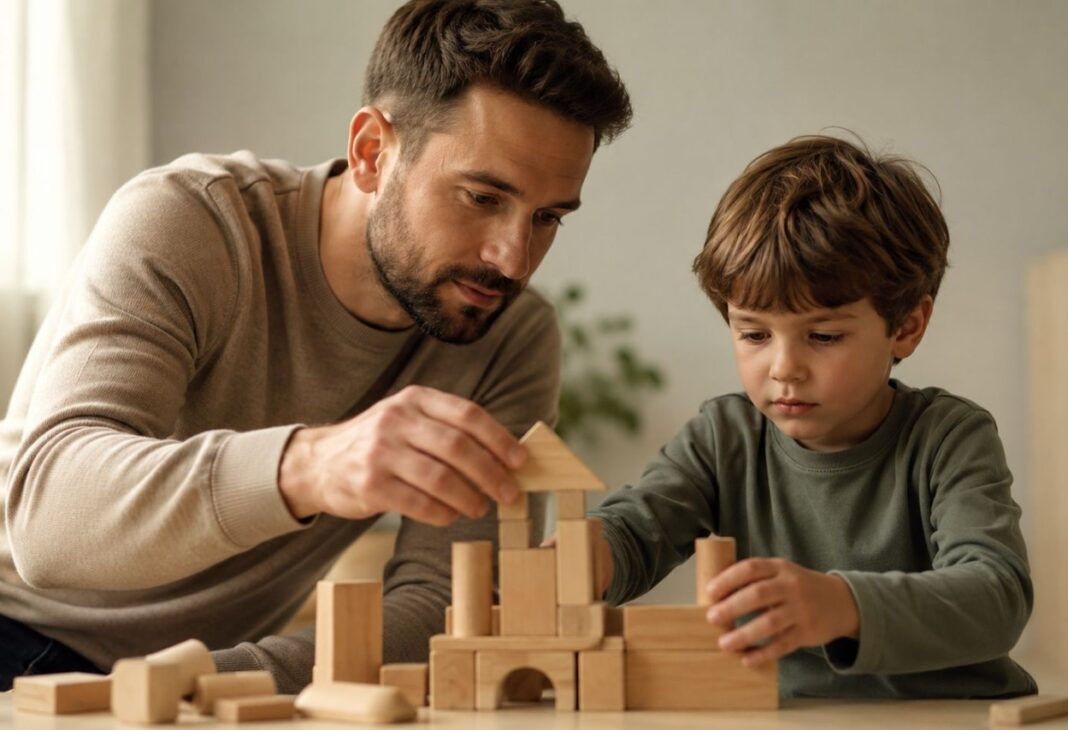 BABA FİGÜRÜ: GELİŞİMİN GÖRÜNMEYEN MİMARI konulu Psychology Times psikoloji yazısı için profesyonel görsel.