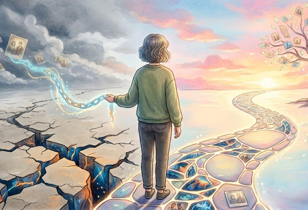 DEĞİŞTİREMEYİZ AMA ANLAMLANDIRABİLİRİZ: GEÇMİŞLE UZLAŞMAK konulu Psychology Times psikoloji yazısı için profesyonel görsel.