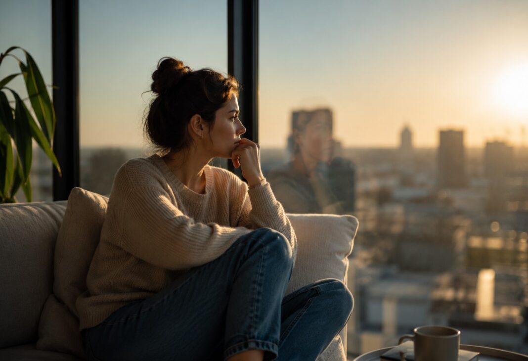 HER ŞEY YOLUNDAYKEN NEDEN İÇİMİZ RAHAT ETMEZ? konulu Psychology Times psikoloji yazısı için profesyonel görsel.