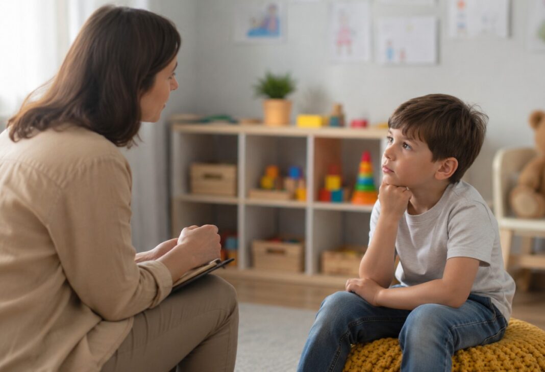 Ağlayan Değil Taşan Çocuk konulu Psychology Times psikoloji yazısı için profesyonel görsel.