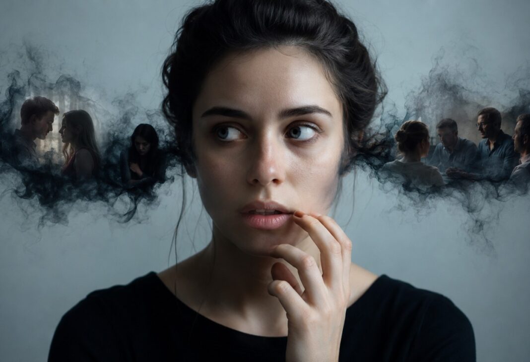 kelimelerin ihaneti konulu Psychology Times psikoloji yazısı için profesyonel görsel.