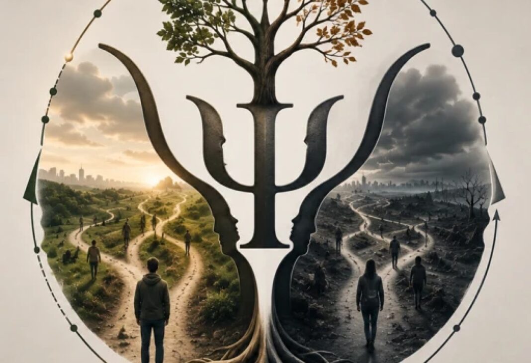 Eşsonluluk-Çoksonluluk konulu Psychology Times psikoloji yazısı için profesyonel görsel.