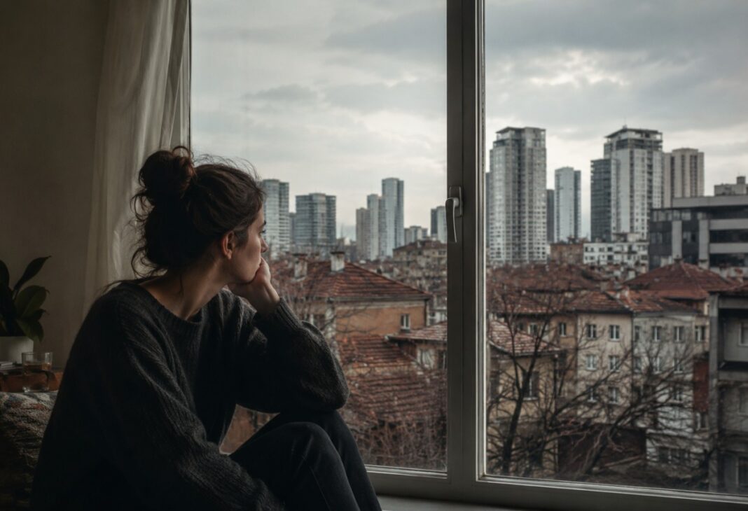Solastalji: Çevresel Değişimin Psikolojik Etkileri Evdeyken Bile Yabancı Hissetmek Mümkün mü? konulu Psychology Times psikoloji yazısı için profesyonel görsel.