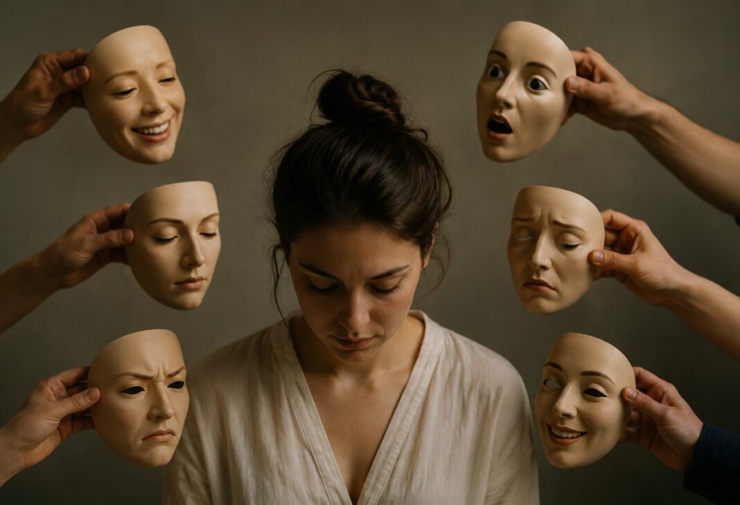 Herkesin Sevdiği Kişi Olmanın Bedeli: Persona Ne Zaman Bizi Kendimizden Uzaklaştırır? konulu Psychology Times psikoloji yazısı için profesyonel görsel.