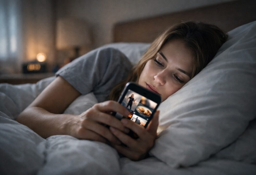Beyin Kısa Videolara mı Alışıyor? Reels, TikTok ve Shorts Çağında Dikkatimiz Nasıl Değişiyor? konulu Psychology Times psikoloji yazısı için profesyonel görsel.