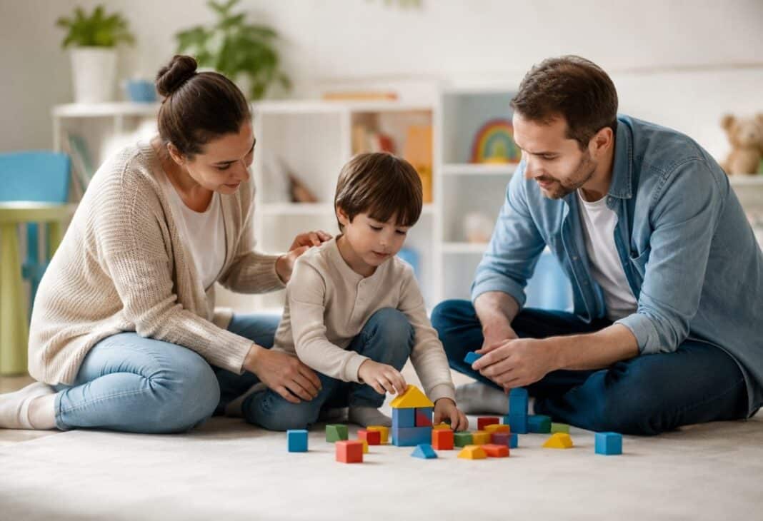 OTİZM VE AİLE konulu Psychology Times psikoloji yazısı için profesyonel görsel.