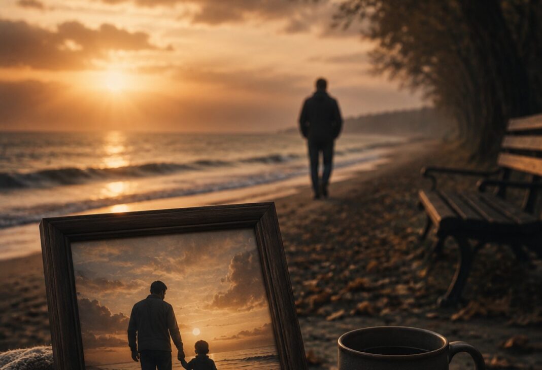 Yokluğun Öğrettiği Şey: Baba konulu Psychology Times psikoloji yazısı için profesyonel görsel.