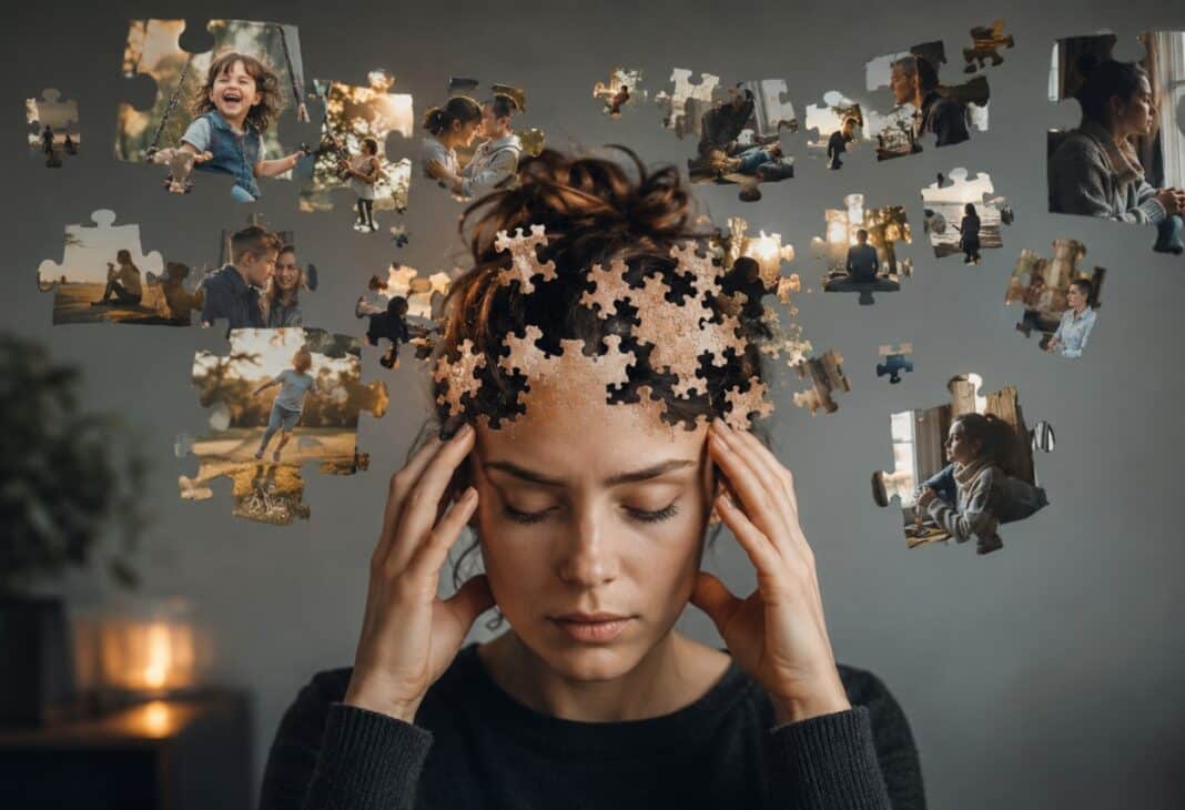 Kurgu Anılar konulu Psychology Times psikoloji yazısı için profesyonel görsel.