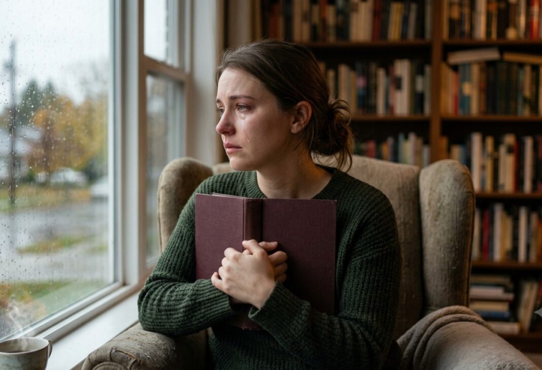 Bir Kitabı Bitirdikten Sonra Neden Hüzün Ve Boşluk Hissederiz? konulu Psychology Times psikoloji yazısı için profesyonel görsel.
