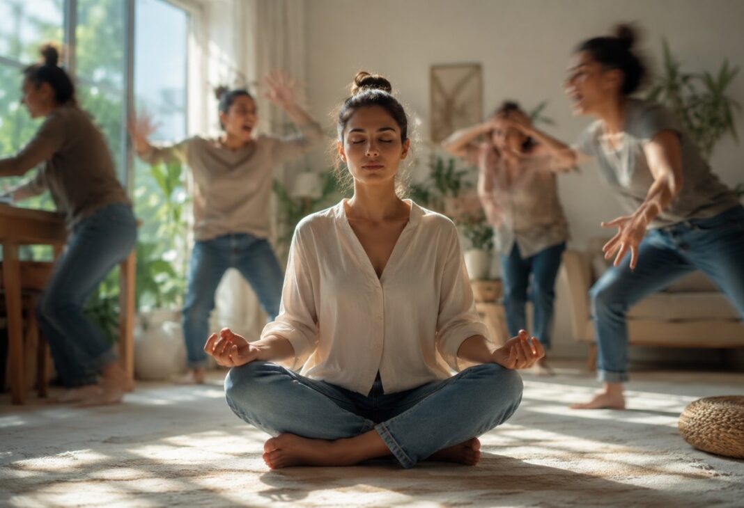 Sakinlikten Neden Rahatsız Oluruz? Kaosun Psikolojisi konulu Psychology Times psikoloji yazısı için profesyonel görsel.