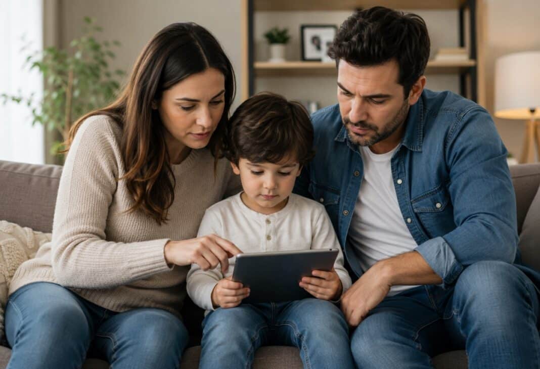 ERKEN ÇOCUKLUK DÖNEMİNDE İÇERİK KONTROLÜ EBEVEYN SORUMLULUĞUDUR konulu Psychology Times psikoloji yazısı için profesyonel görsel.