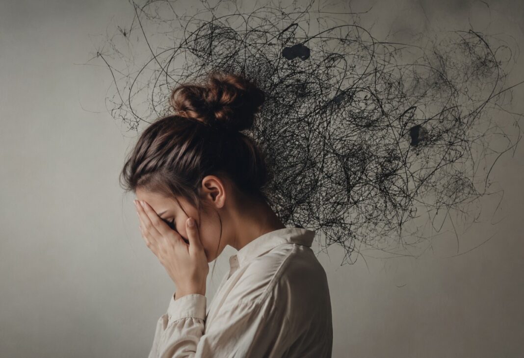 Bir Düşünce Ne Kadar Güçlü Olabilir? Obsesif Kompulsif Bozukluğa Yakından Bakış konulu Psychology Times psikoloji yazısı için profesyonel görsel.