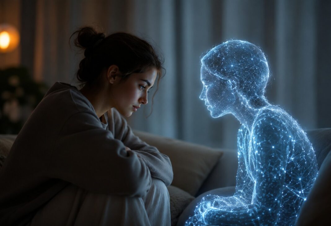 Dünyada Yeni Bir Alan: Yapay Zekâ ile Kurulan Duygusal Bağlar konulu Psychology Times psikoloji yazısı için profesyonel görsel.