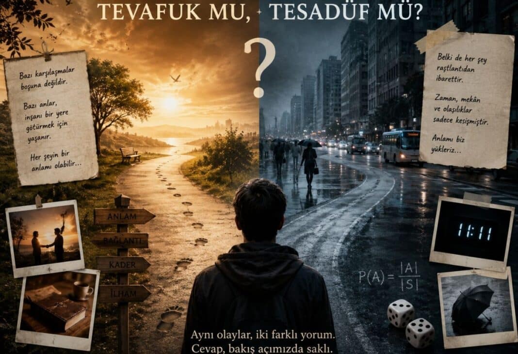Kırık Bir Dalın Tam Zamanında Çiçek Açması : TEVAFUK konulu Psychology Times psikoloji yazısı için profesyonel görsel.