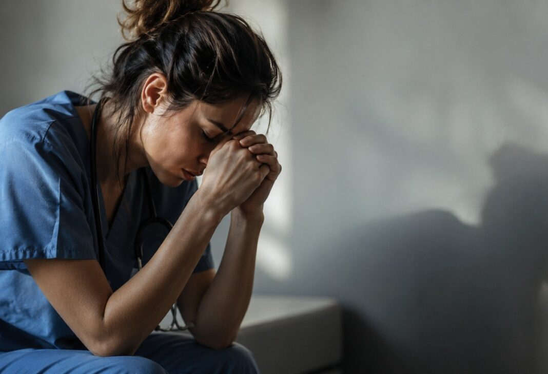 İkincil Travmatik Stres: Yardım Edenlerin Görünmeyen Yükü konulu Psychology Times psikoloji yazısı için profesyonel görsel.