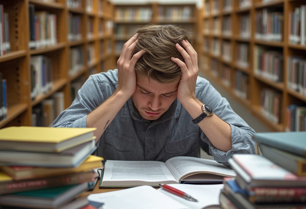 Sınav Stresi ve Başa Çıkma İpuçları konulu Psychology Times psikoloji yazısı için profesyonel görsel.