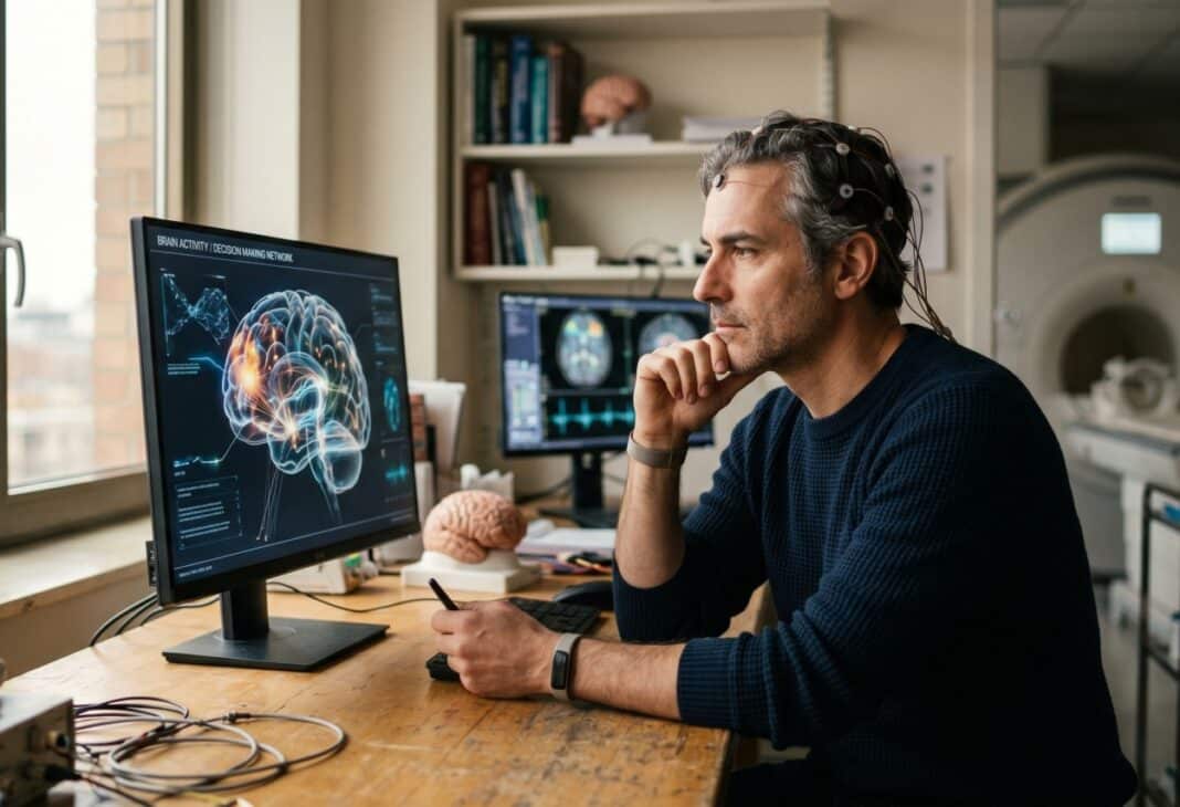 BEYİN ZİHNİ NASIL İNŞA EDER? ÖZGÜR İRADENİN NÖROBİYOLOJİK SIRLARI konulu Psychology Times psikoloji yazısı için profesyonel görsel.