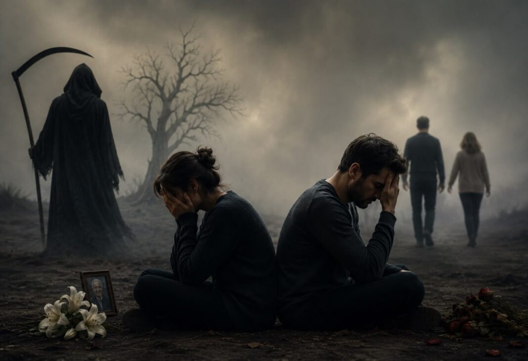 Ölüm ve Yas: İnsan Sadece Ölenlerin Değil, Kaybettiği Her Şeyin Yasını Tutar. konulu Psychology Times psikoloji yazısı için profesyonel görsel.
