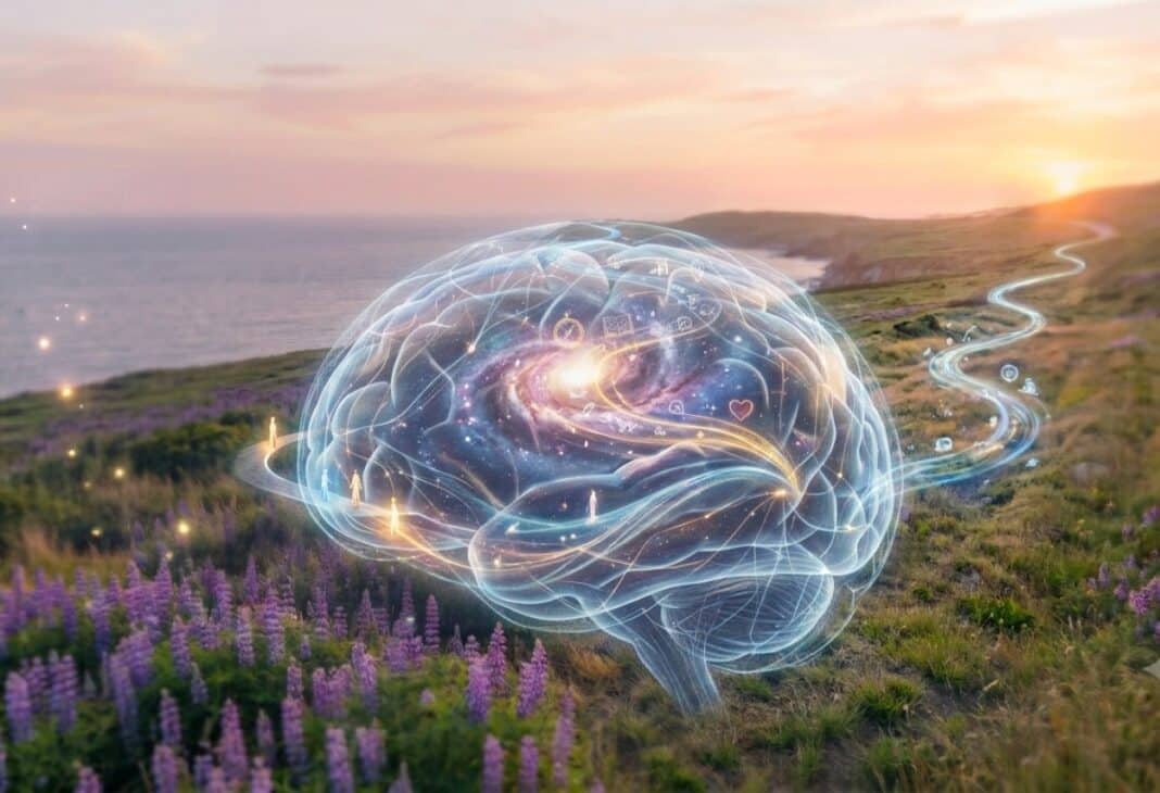 Zıvanadan Çıkmış Bir Dünyada Huzur Bulmak: Mindfulness ile Yapma Modundan Var Olma Moduna Geçiş konulu Psychology Times psikoloji yazısı için profesyonel görsel.