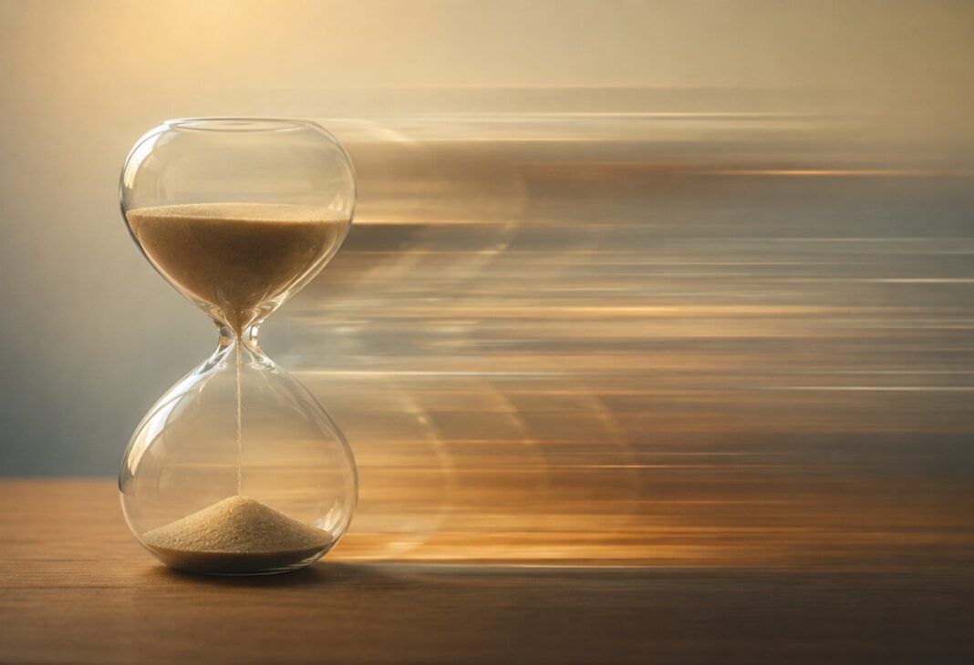 Neden Yetişkin Olduğumuzda Zaman Daha Hızlı Geçiyor? konulu Psychology Times psikoloji yazısı için profesyonel görsel.