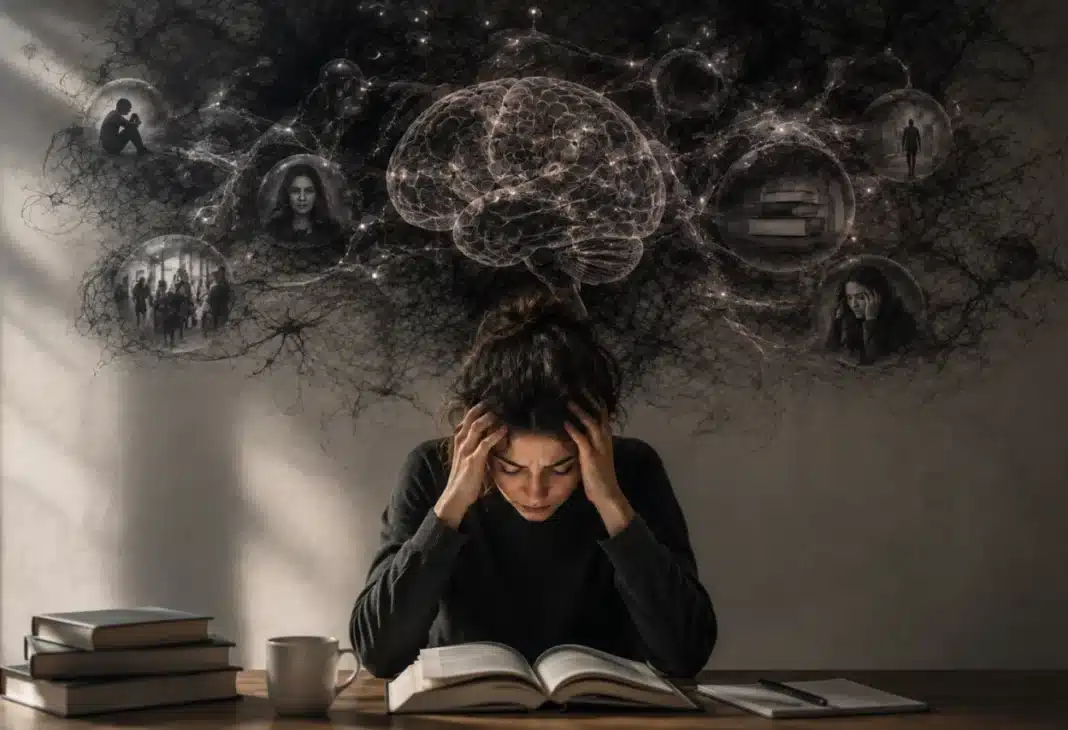 Kaygı depresyon — Kaygı ve bellek ilişkisi üzerine bir görsel