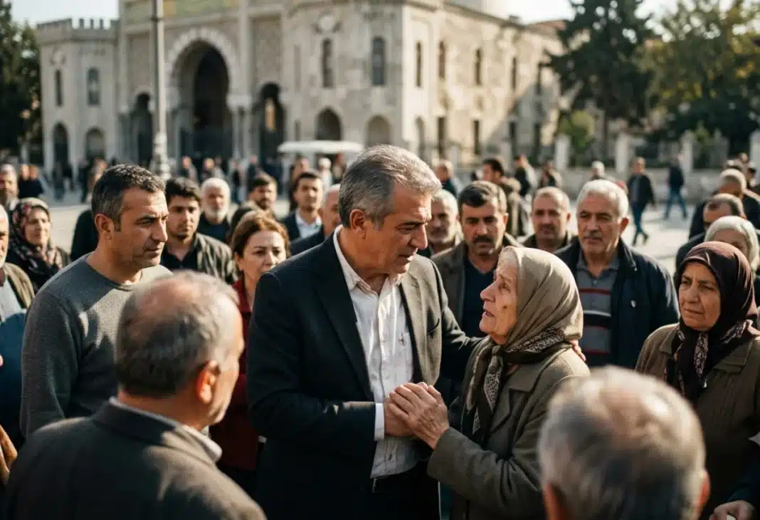 Sosyal etki ve liderler arasındaki ilişkiyi gösteren bir grafik.