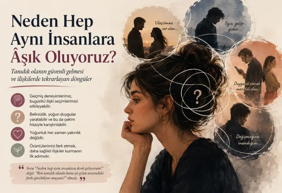 Neden Hep Aynı İnsanlara Âşık Oluyoruz? Tanıdık Olanın Güvenli Gelmesi