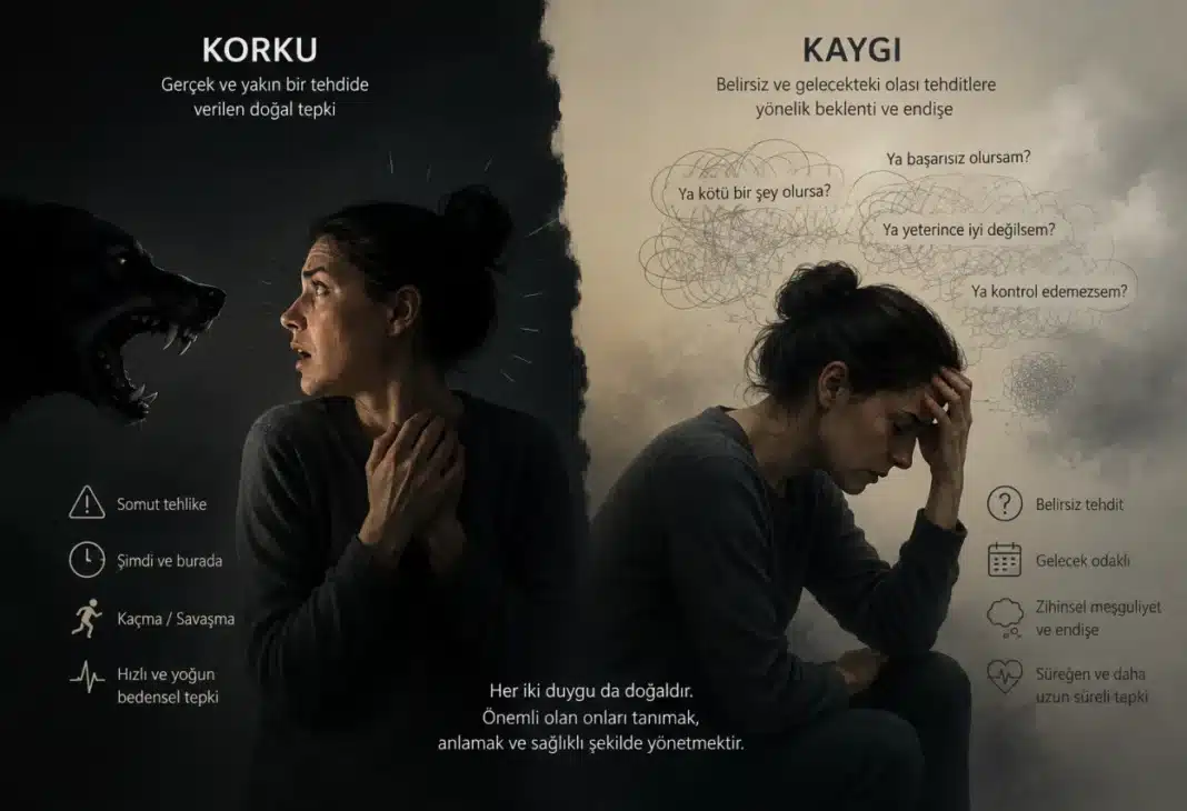 Kaygı ve Korku Arasındaki Temel Farklar