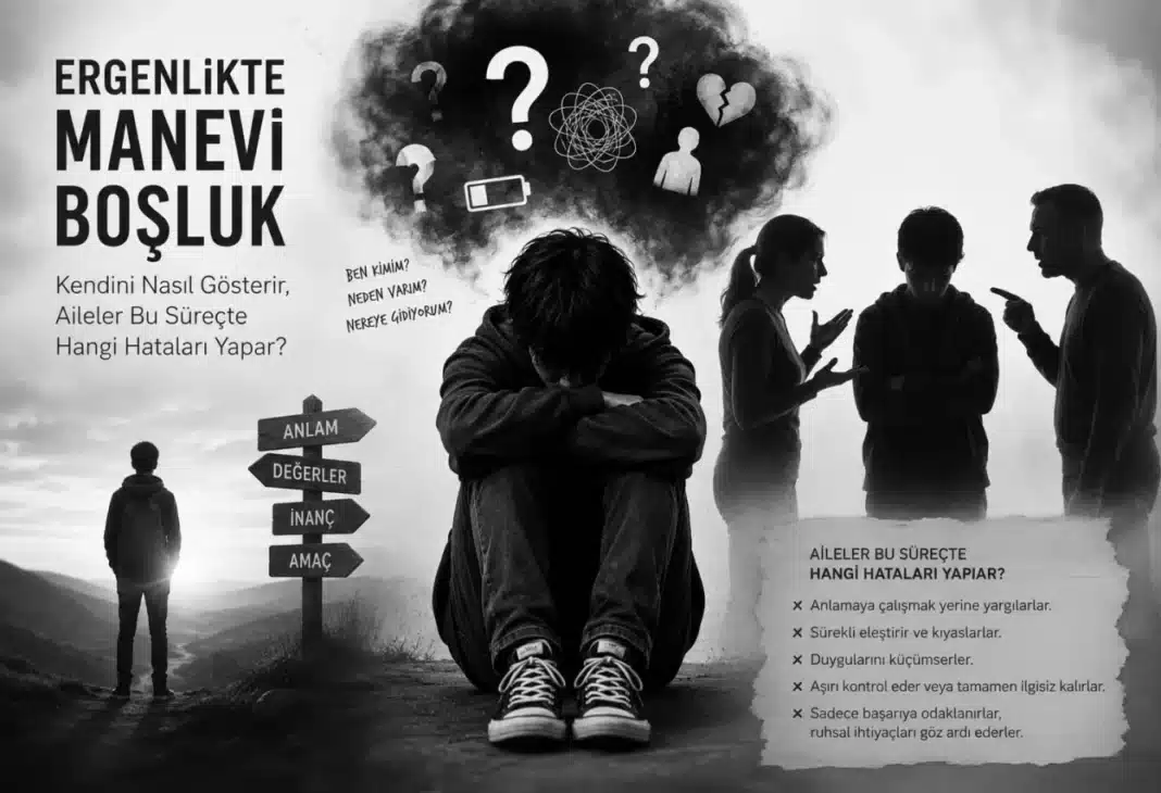 Ergenliğin Psikolojik Haritası – 4 Ergenlikte Manevi Boşluk 2: Kendini Nasıl Gösterir? Aileler Bu Süreçte Hangi Hataları Yapar?