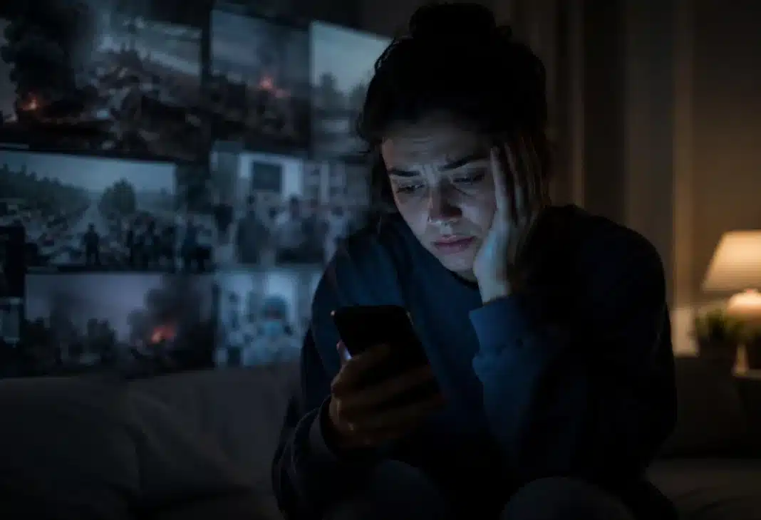 doomscrolling belirsizlik çağında dijital konulu Psychology Times psikoloji yazısı görseli