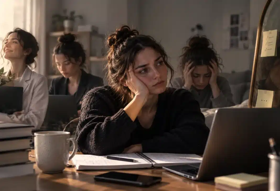 Mükemmel olmaya çalışırken — Mükemmeliyetçilik ve öz şefkat üzerine bir görsel